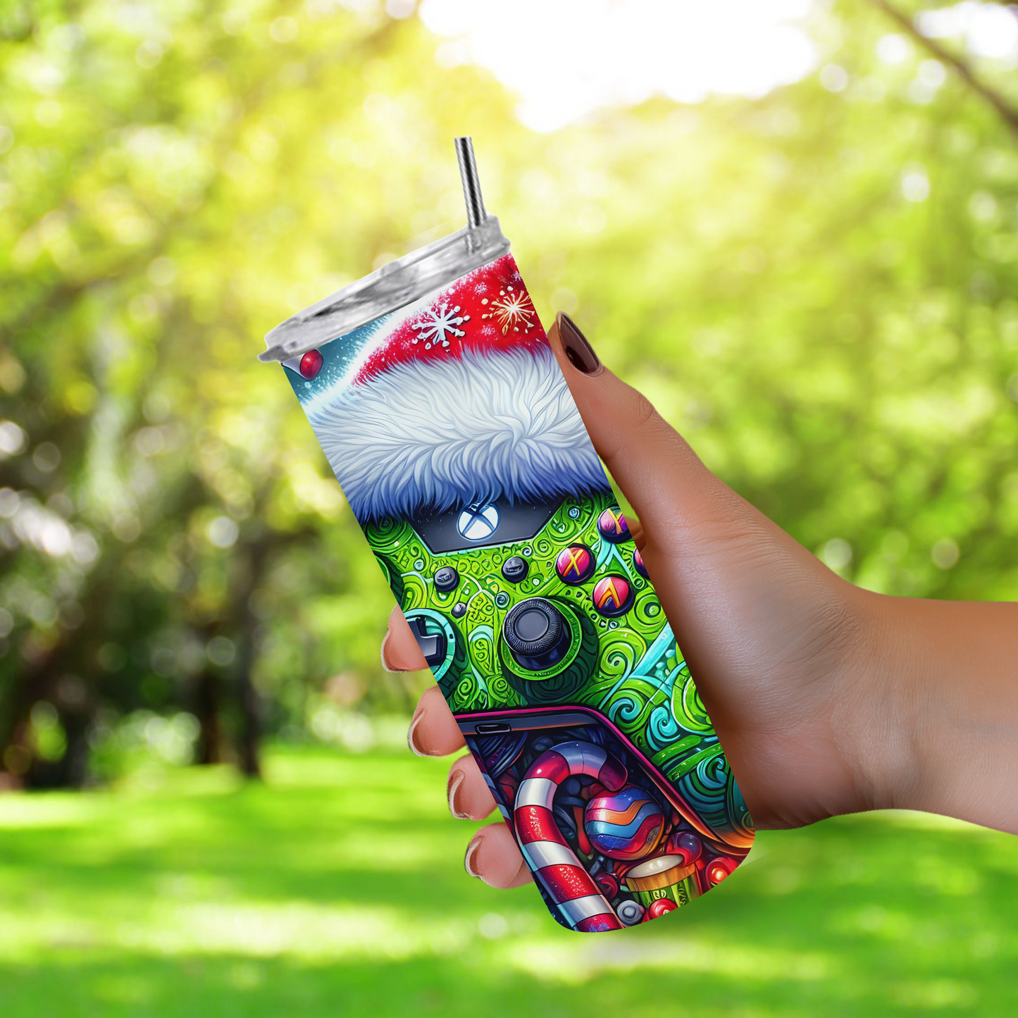 20 oz Tumbler "Christmas Controller"