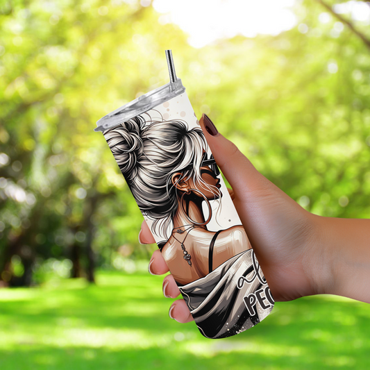 20 oz Tumbler "Not Today All Peopled Out"