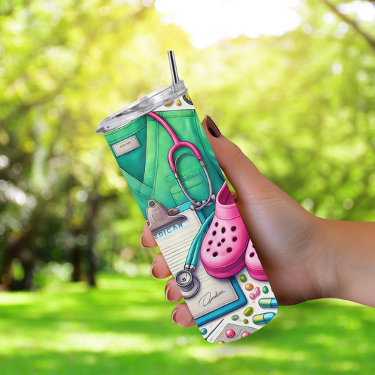 20 oz Tumbler "Nursing Scrubs"