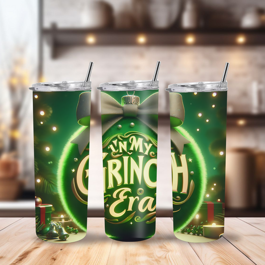 20 oz Tumbler "In My Grinch Era"