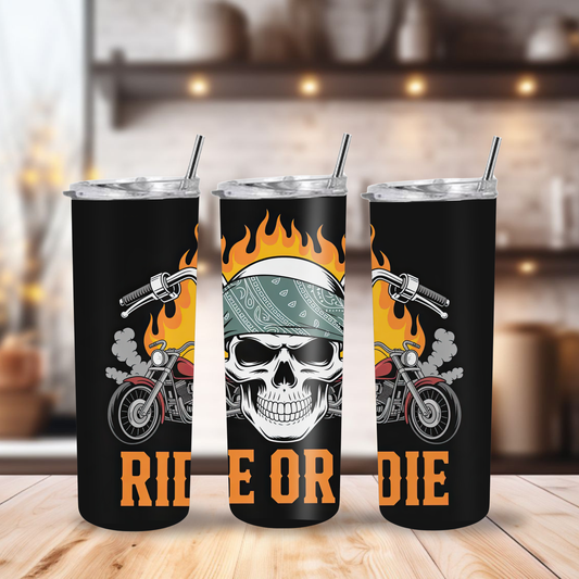 20 oz Tumbler "Ride Or Die"