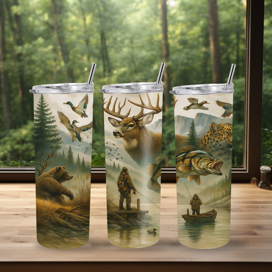 20 oz Tumbler "Hunters Paradise"